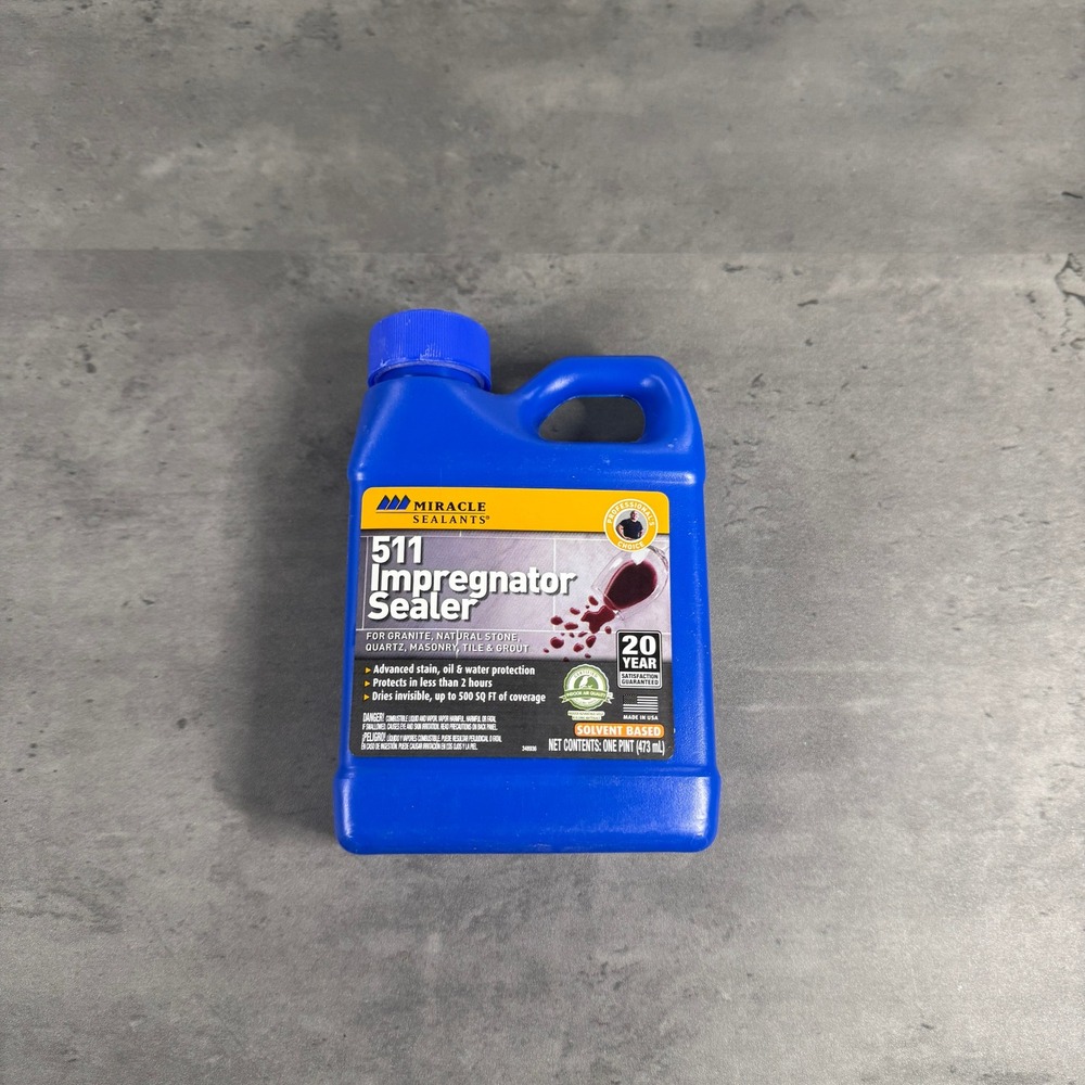 Miracle Sealants 511 Impregnator Sealer 1 Pint Stone Tile Grout Solvent NEW